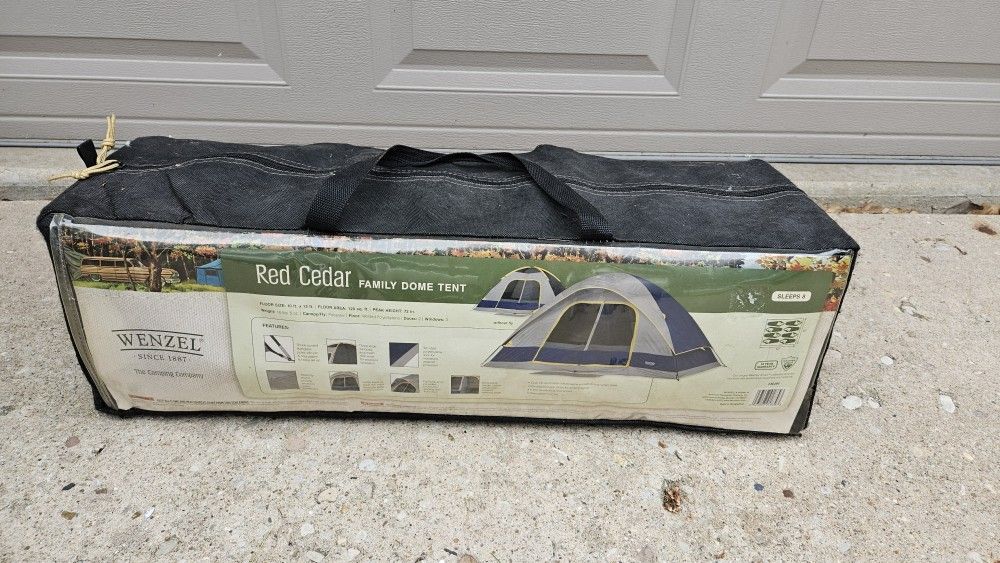 Wenzel Red Cedar 8 Person Family Dome Tent