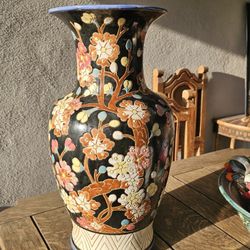 Midcentury Vietnamese Vase 20" Vietnam