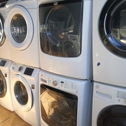 Maytag Maxima Front Load Washer And Dryer Set Both Works Good 👍