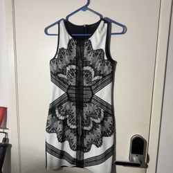 Black & White Pattern Dress