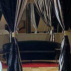 Black Velvet luxury Sofa 