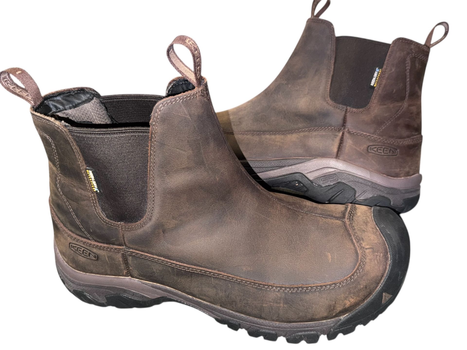 Size 12 Men’s KEEN Brown Leather Boots