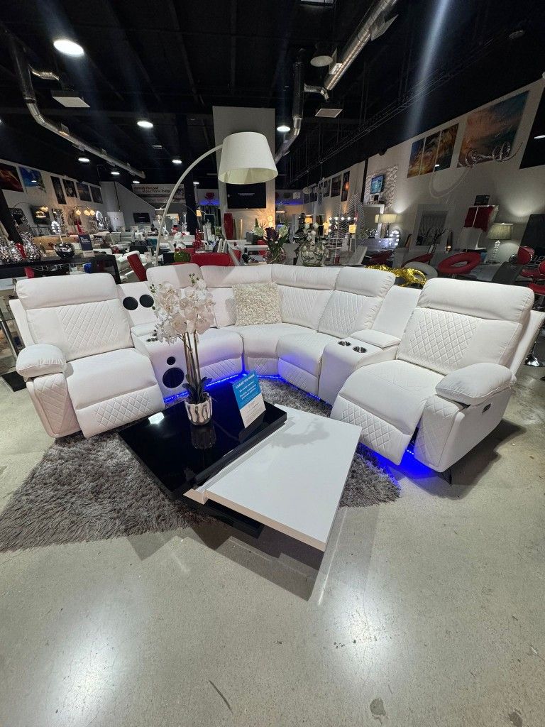 Sofa Seccional Reclinable✨️Recliner Sectional Sofa (Financing Available~0 Down Payment~No Credit Needed)
