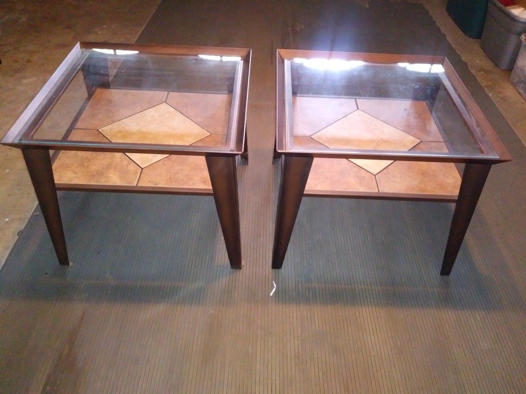 Steel End Tables 