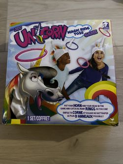 Unicorn Magic Ring Toss Game, New In Box, Complete