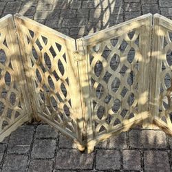 ⭕️ Heavy 28 Lb Wood Dog Gate Room Divider