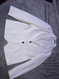 White Zara Blazer/ Jacket Size M