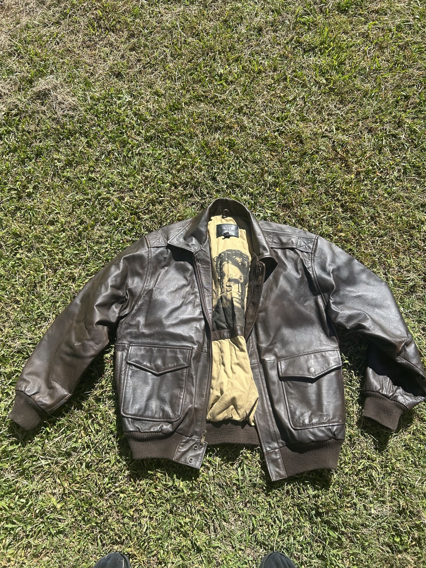 Authentic James Dean Classic Leather Coat