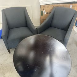 Sofa Chair With Coffee Table 
