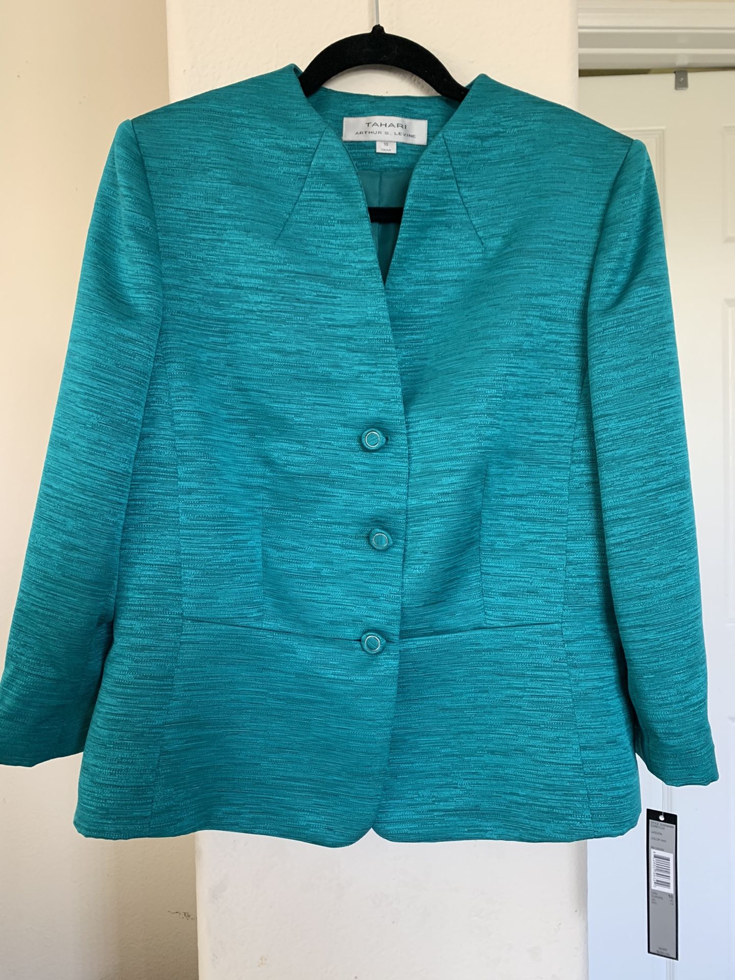 Blazer Teal Blue Size 10