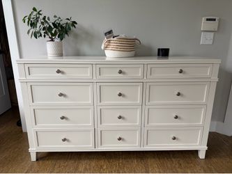 Pottery Barn 12-Drawer Dresser – Solid Wood – Originally $1,000+