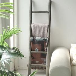 MOVING SALE - Fully Assembled 57" Wooden Blanket Ladder