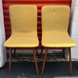 Pair of Yellow Chairs 