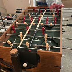 Mini Pool Table And Foosball