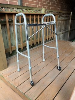 Guardian Red Dot Folding Walker - Excellent Working Condition