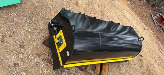 NEW 72” hydraulic sweeper broom bucket combo attachment for Skid steer