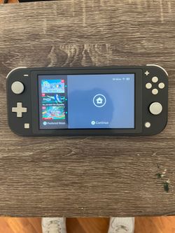 Nintendo Switch Lite Gray + Smash Bros Ultimate + 128GB