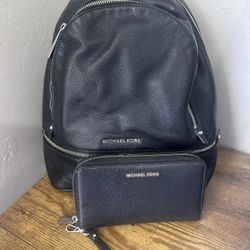 Michael Kors Backpack And Wallet 