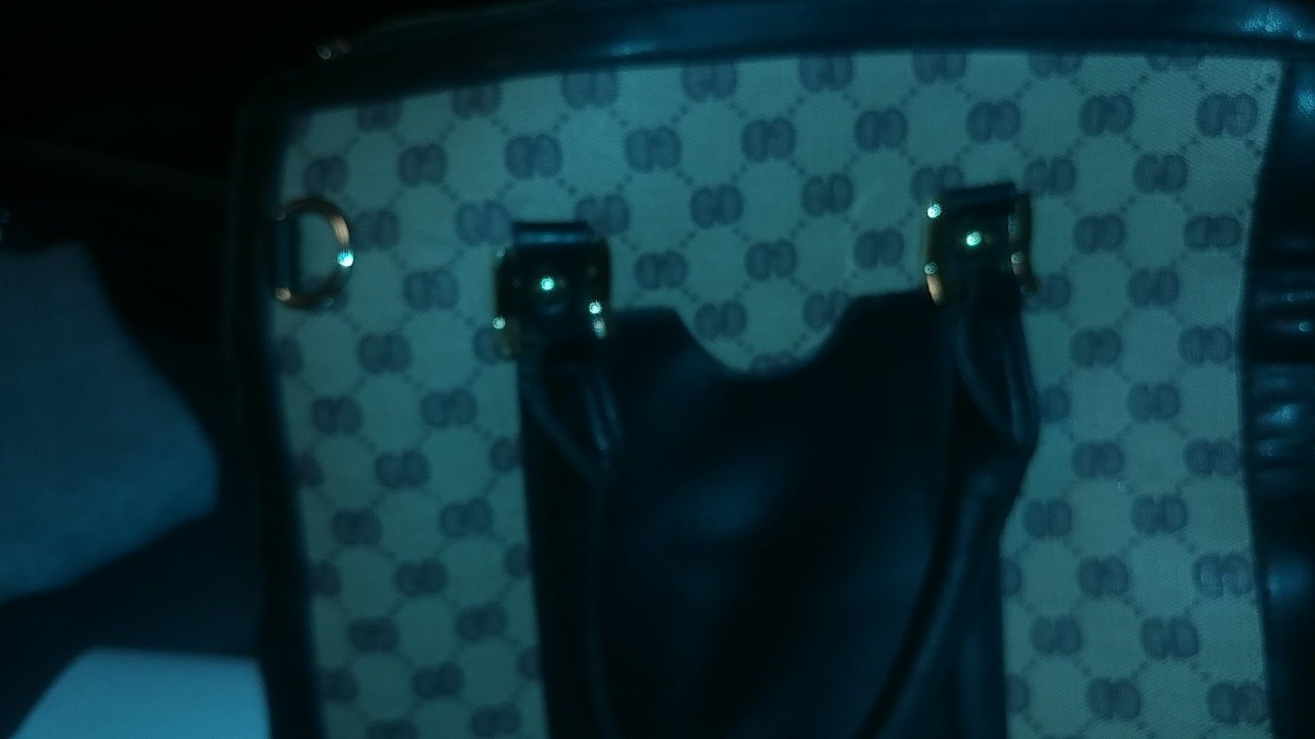 Brown and black Namiller purse