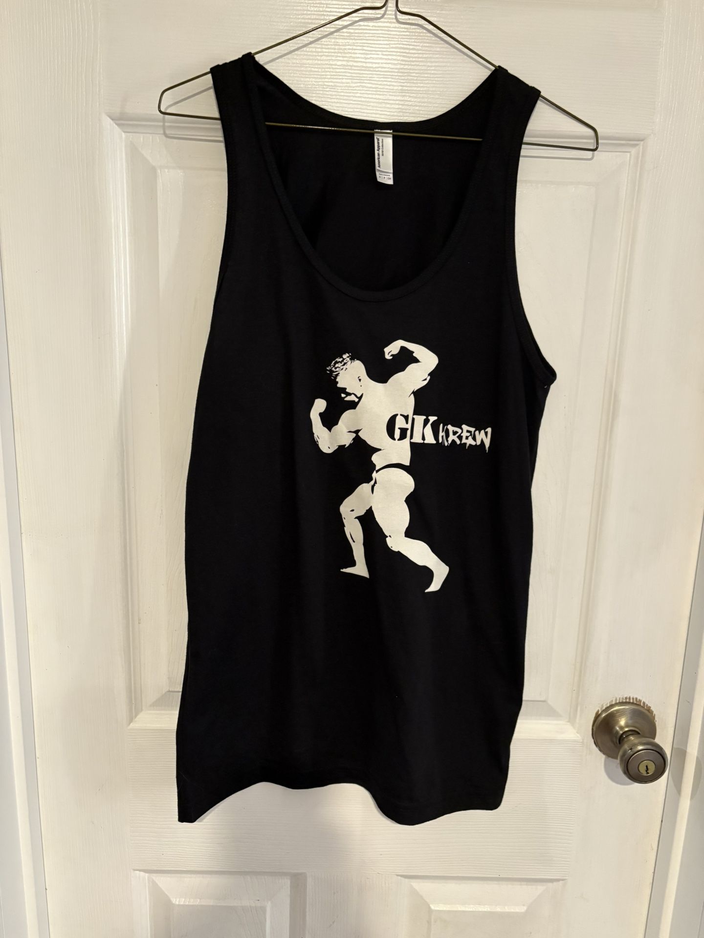 American Apparel bodybuilding, Black Tank Top 