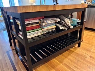 Ikea Vadholma, large butcher block kitchen island