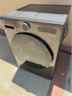 LG WashCombo All-in-One Heat Pump Washer/Dryer WM6998HBA ventless 27” 110v all in one washer and dryer   Condition: Open Box / Like New Color: Black S