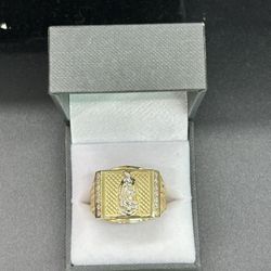 14K Virgin Mary Men’s Ring 