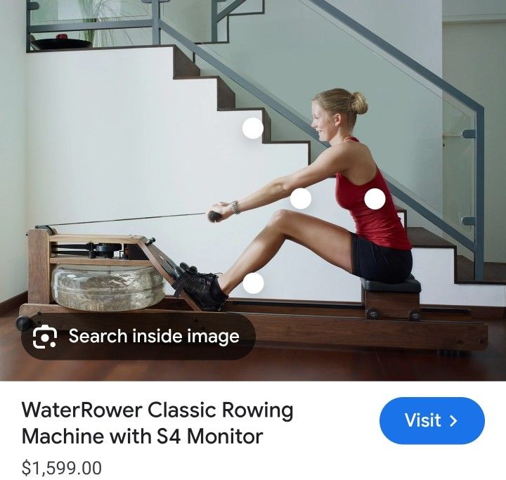 Like-New / Near perfect - WaterRower Classic Rowing Machine with S4 Performance Monitor - Dark Walnut