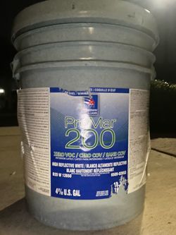 Interior Egg Shell Paint - White - 5 gallons