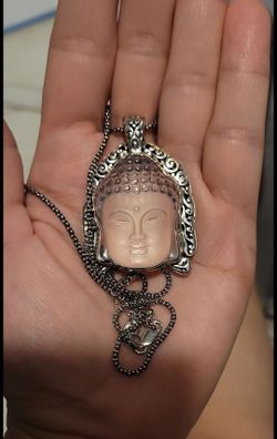 Quartz Buddha Necklace