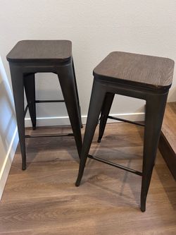 2 high top chairs