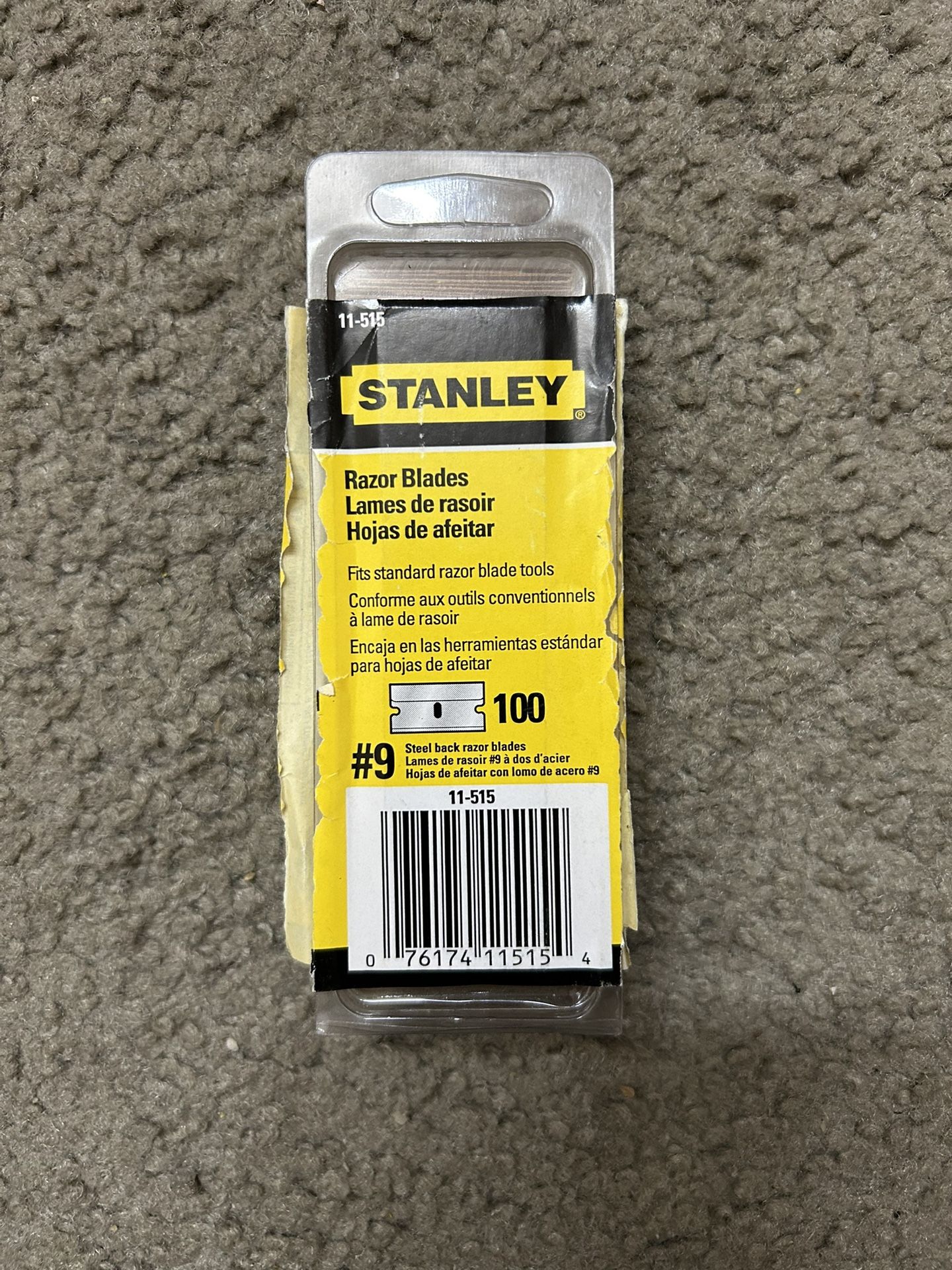 Stanley Single edge Razor Blades
