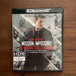 Mission Impossible 4K 6 Movie Collection 