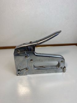 Arrow Fastener T-50P Heavy Duty Hand Stapler Staple Gun Used Working