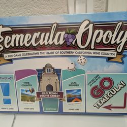 Temecula OPoly New Board Game 