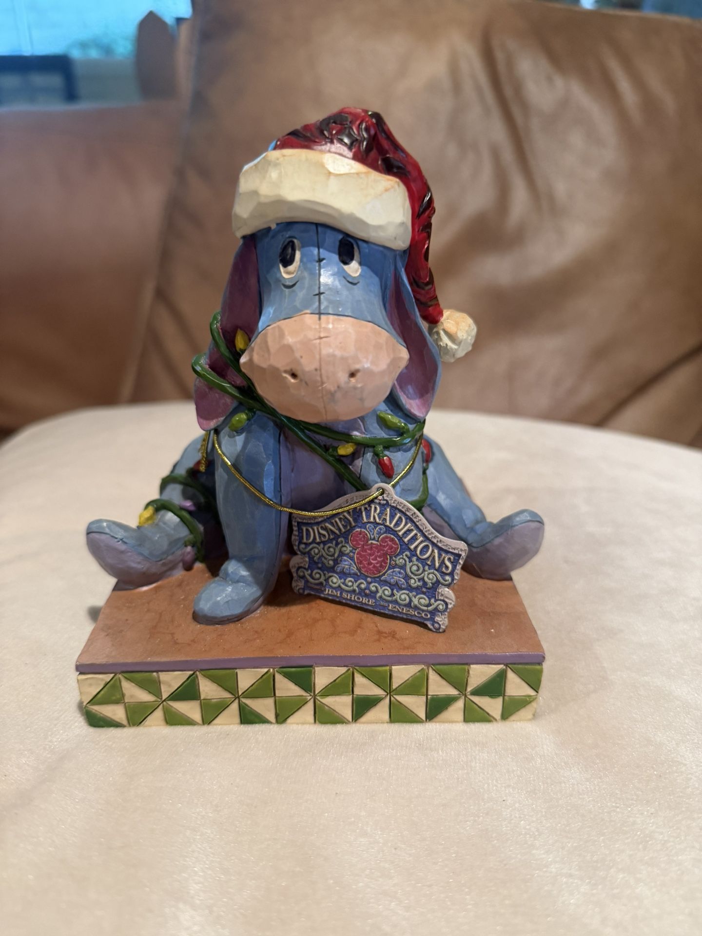 Disney Tradtion by Jim Shore - EEYORE WITH CHRISMAS LIGHTS