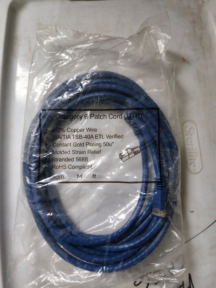 14ft Cat 6 Patch Cable