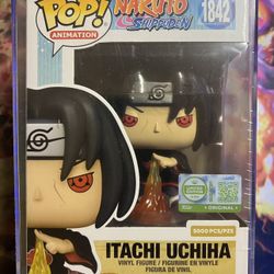 Funko Pop! Itachi Uchiha Fireball Jutsu Naruto #1842 LE 5000 With Protector