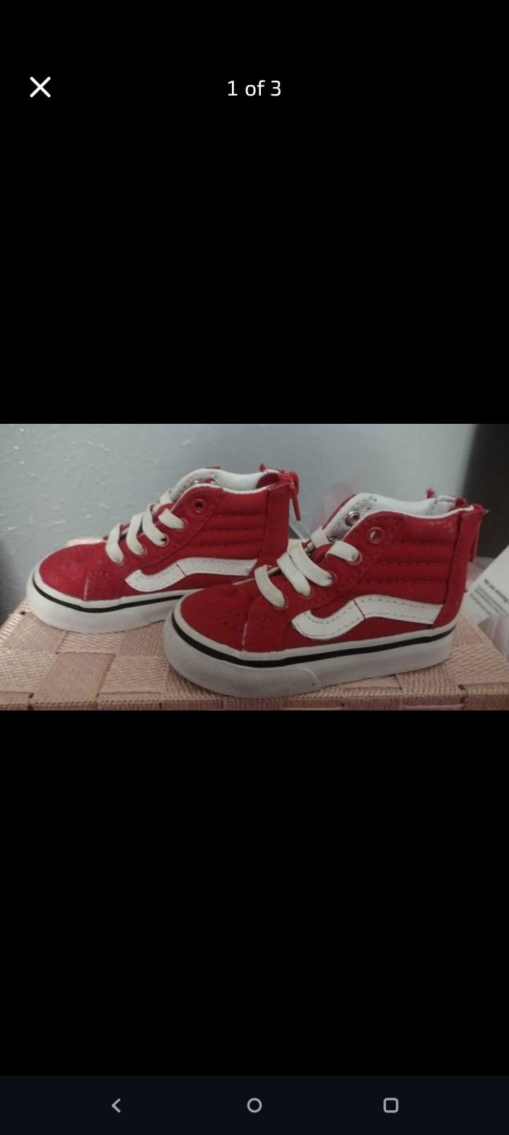 Red classic Toddler Converse