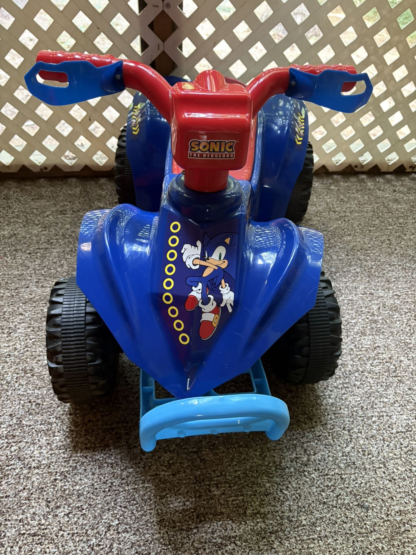 Sonic Motorcycle For Kids