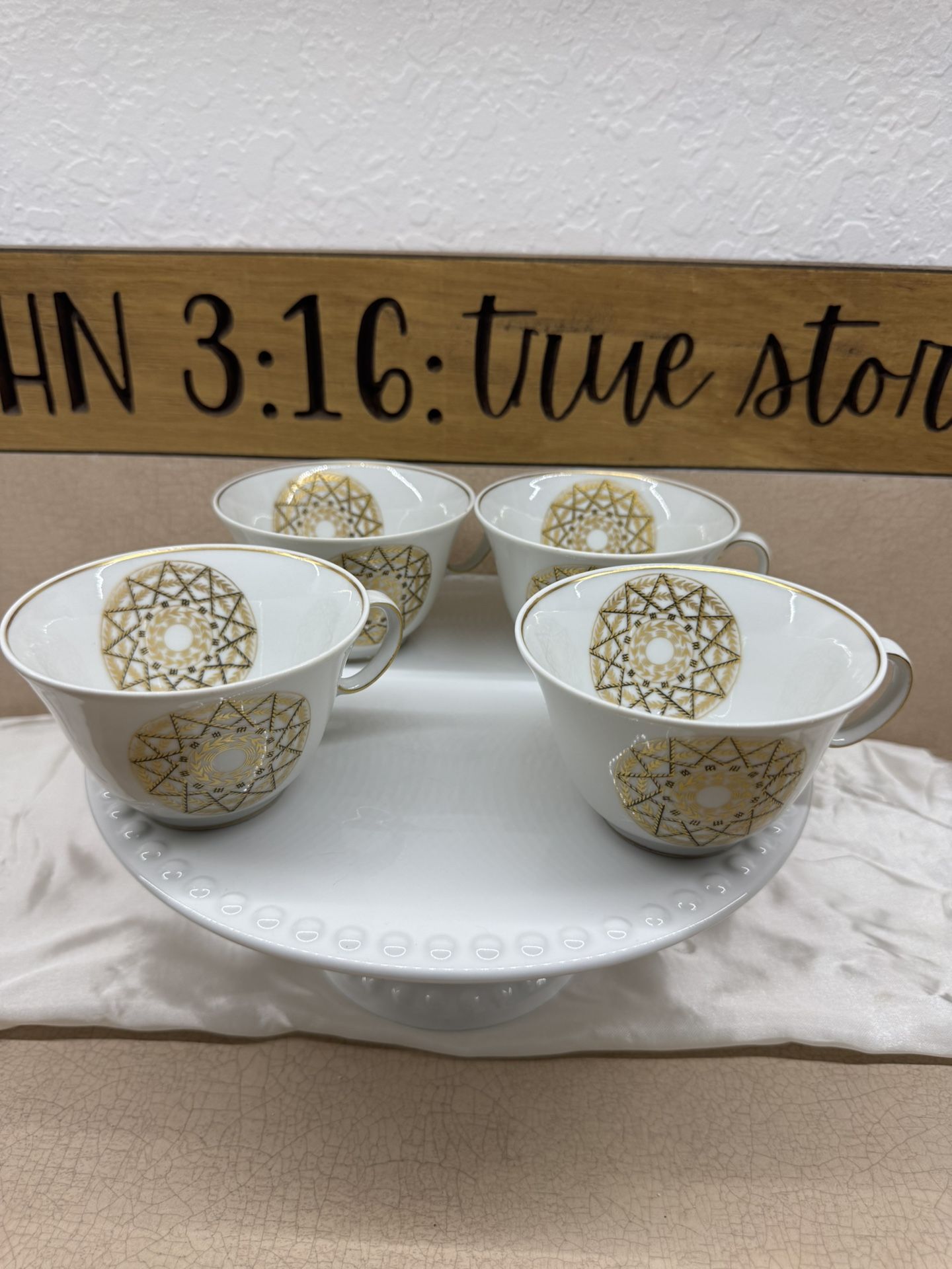 B & C Limoges France L. Bernardaud and Co. Teacups