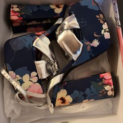 Jeffrey Campbell Suede Flower Heel 