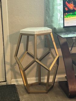 Metal side table x2