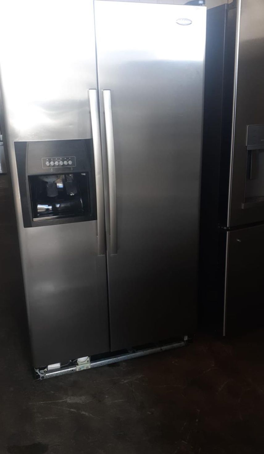 Whirlpool Side By Side Stainless Steel Fridge