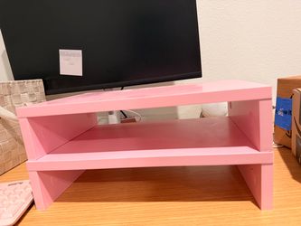 Pink Monitor Stands (2)
