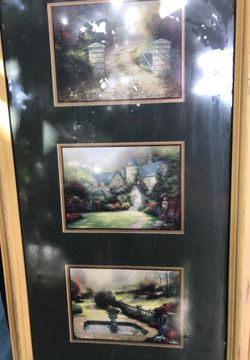 Thomas kinkade accent print