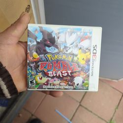 Nintendo 3DS Pokemon Rumble Blast burn Estado Cómo Nuevo