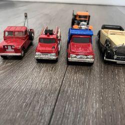 Vintage cars and buses all metal asking 40 dollars for all of them 