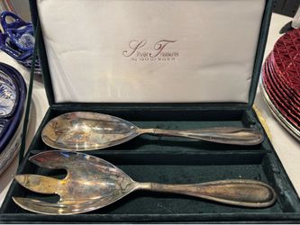 Godinger Silver Art Salad Serving Set with Original Presentation Box