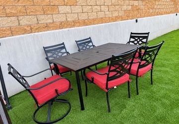 Patio table set
